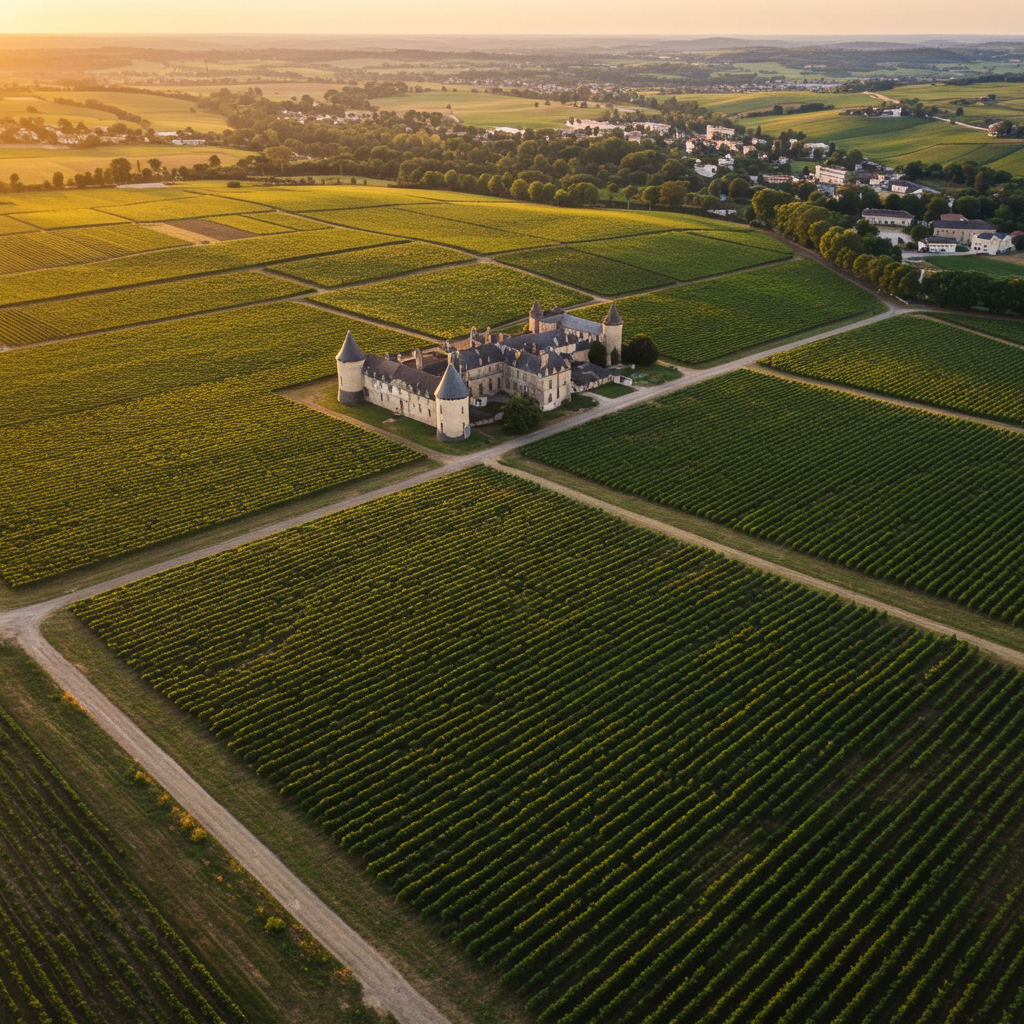 Luxury helicopter tour over Bordeaux vineyards for exclusive wine experiences